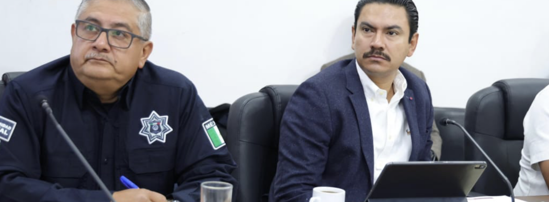 Ray Chagoya refuerza el compromiso de seguridad en Oaxaca de Juárez durante la Mesa de Seguridad encabezada por Salomón Jara